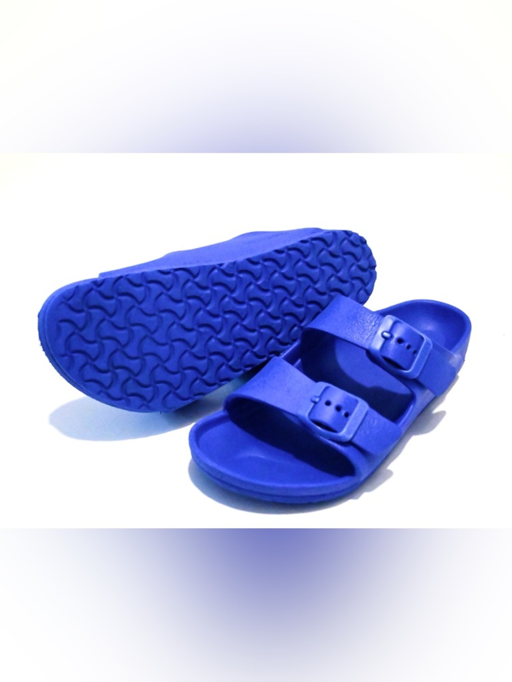 Birkenstock Arizona EVA Sandals Blue Waterproof Unisex ☀️ Size Youth 1 - Picture 7 of 8